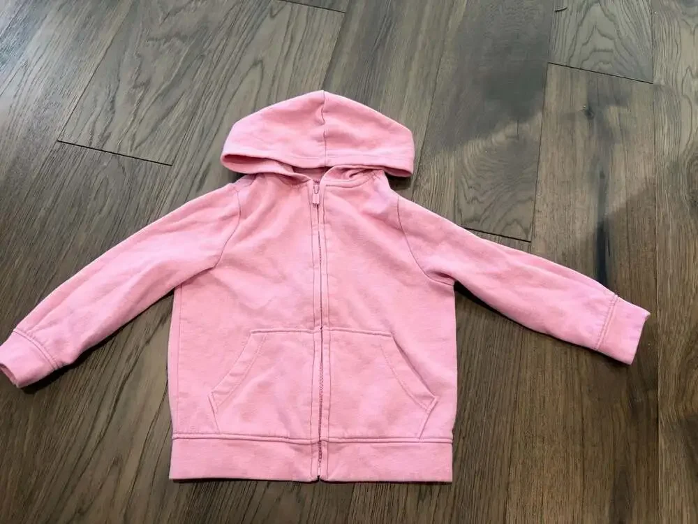 Old Navy Full-Zip Hooded Sweatshirt Pink